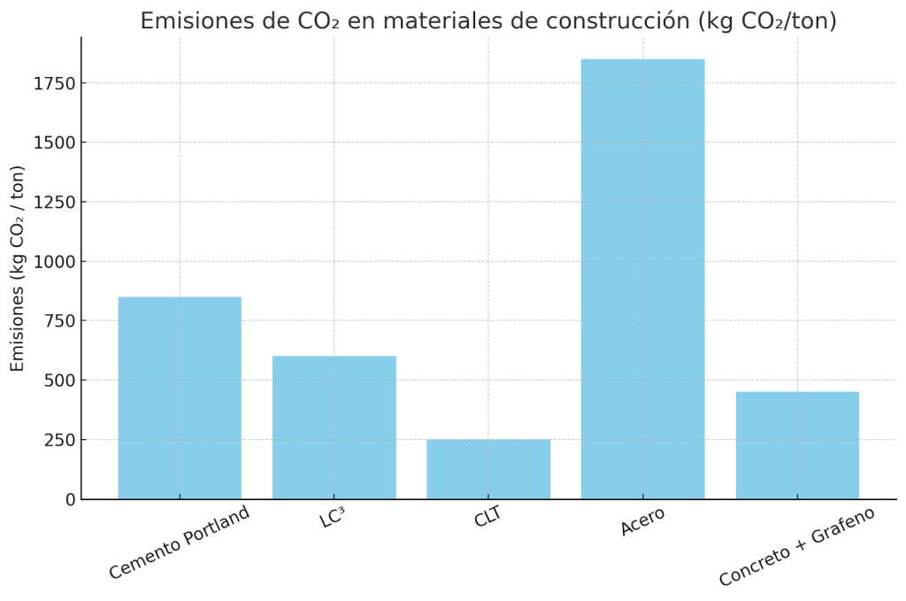 Materiales de construcción: del concreto verde al grafeno