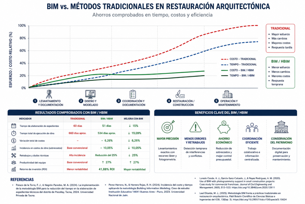 metodología BIM en restauración arquitectónica